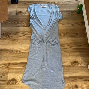 Free people beach Light blue  Button-Up Cardigan Dress